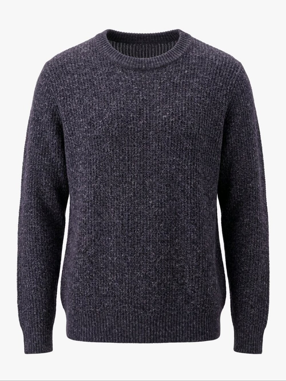Cozy Purple Crew Neck Sweater
